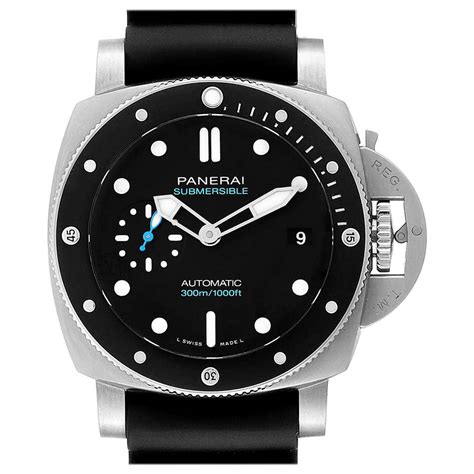 panerai luminor submersible rubber strap|Panerai Luminor rubber watch strap.